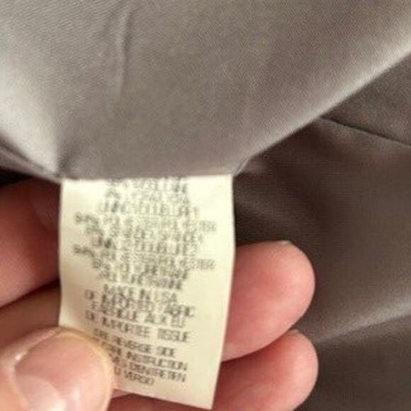 THEORY Beige Taupe Wool Blazer 2-button Suit Jacket Work Business Women's 4 - Picture 9 of 14